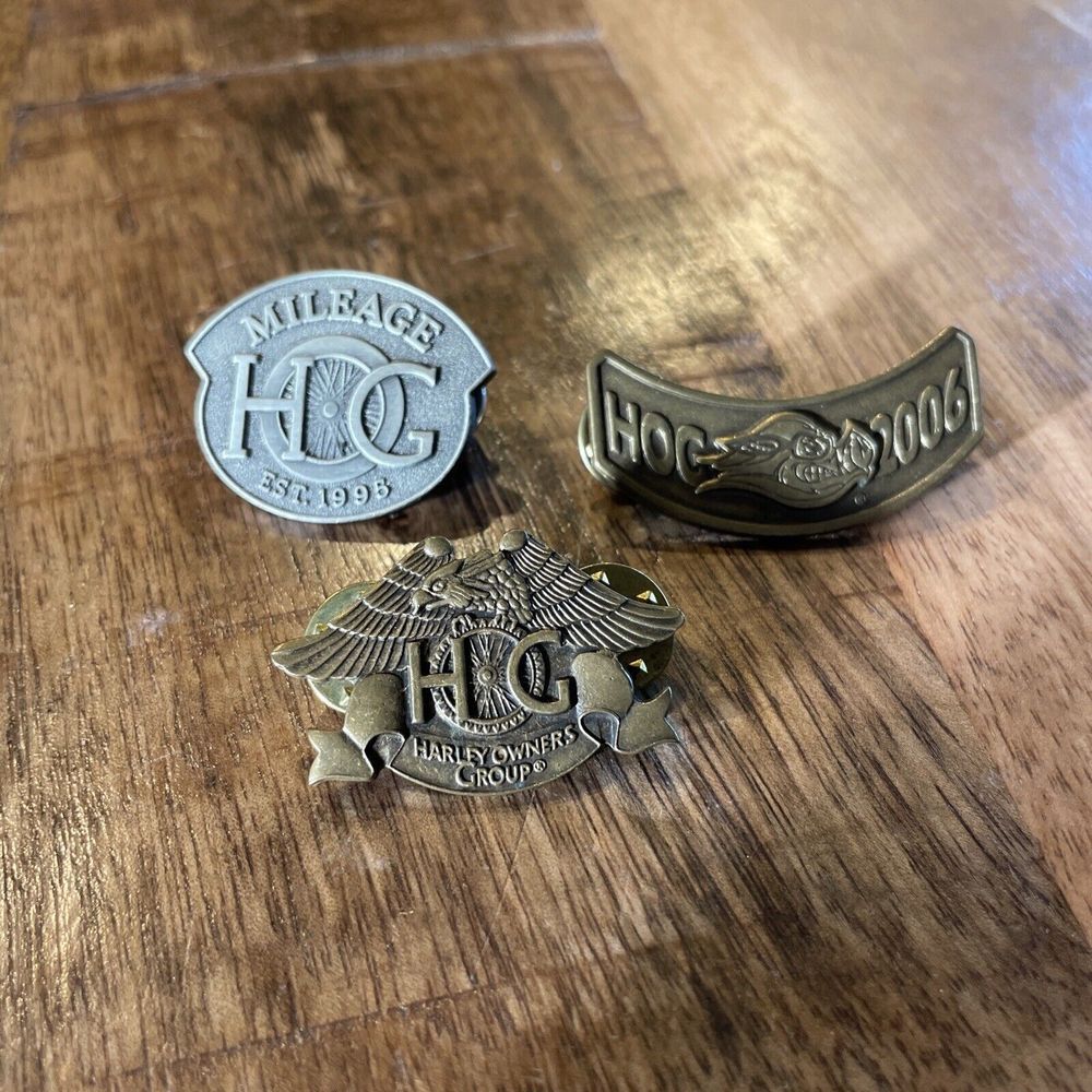 Lot Of 3 Harley Davidson Pins